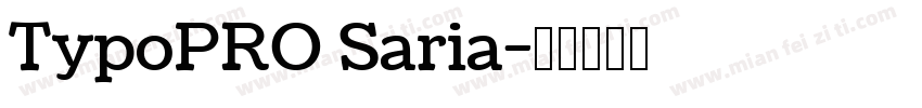 TypoPRO Saria字体转换